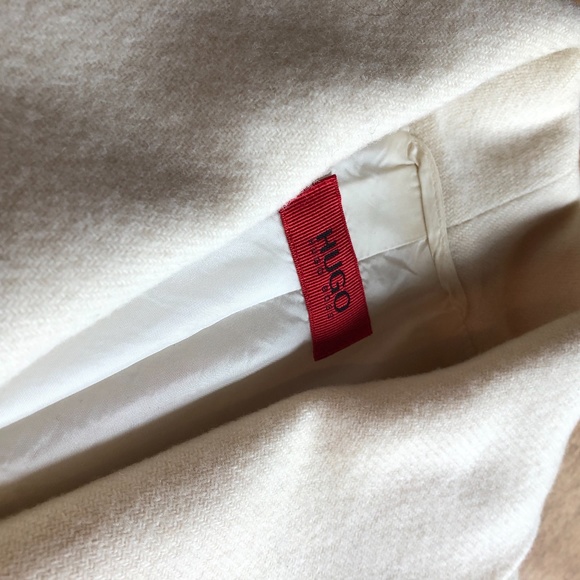 White Hugo Boss Wool Jacket - Picture 3 of 3